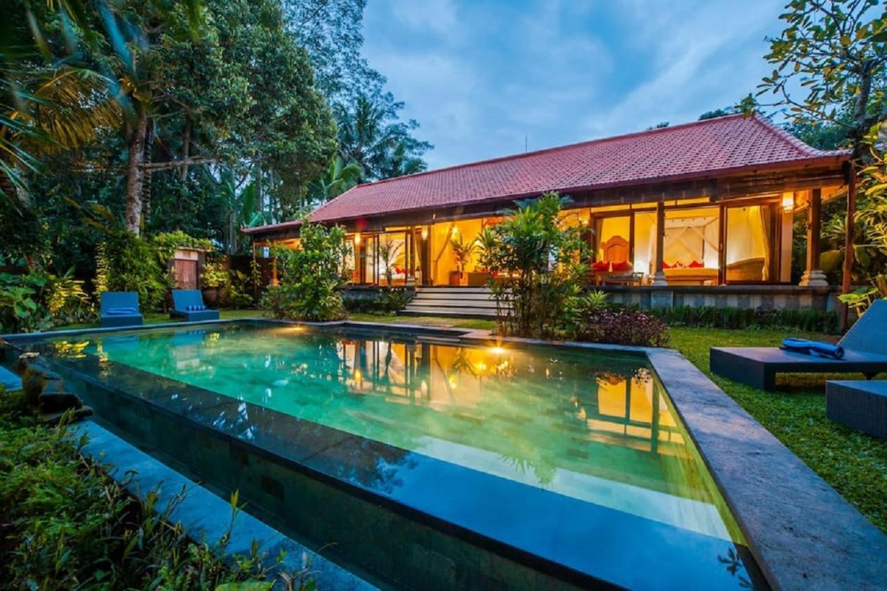 Luxury 3Br Infinity Jungle View Aashaya Villa Ubud Exterior photo