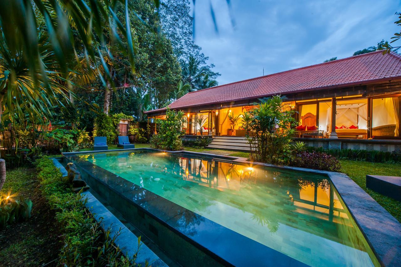 Luxury 3Br Infinity Jungle View Aashaya Villa Ubud Exterior photo